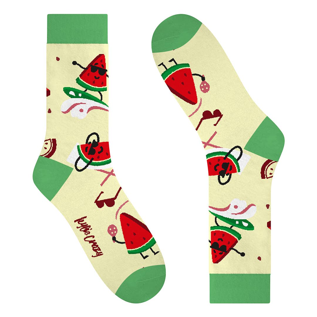 Chaussettes Pastèques à la plage