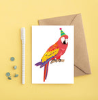 Carte d'anniversaire Perroquet | Objetos de diseño y regalos originales