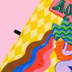 Geschirrtuch mit Wassermann-Sternzeichen