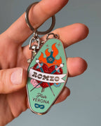 Ensemble de porte-clés Romeo + Juliet, porte-clés style motel