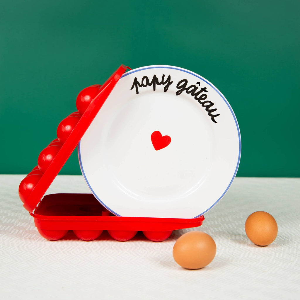 Assiette La Famille S’éclate - Papy Gâteau | Design e regali originali