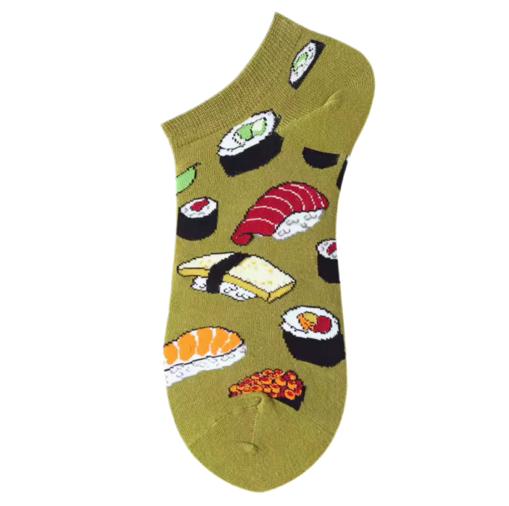 chaussettes courtes sushis mrcol