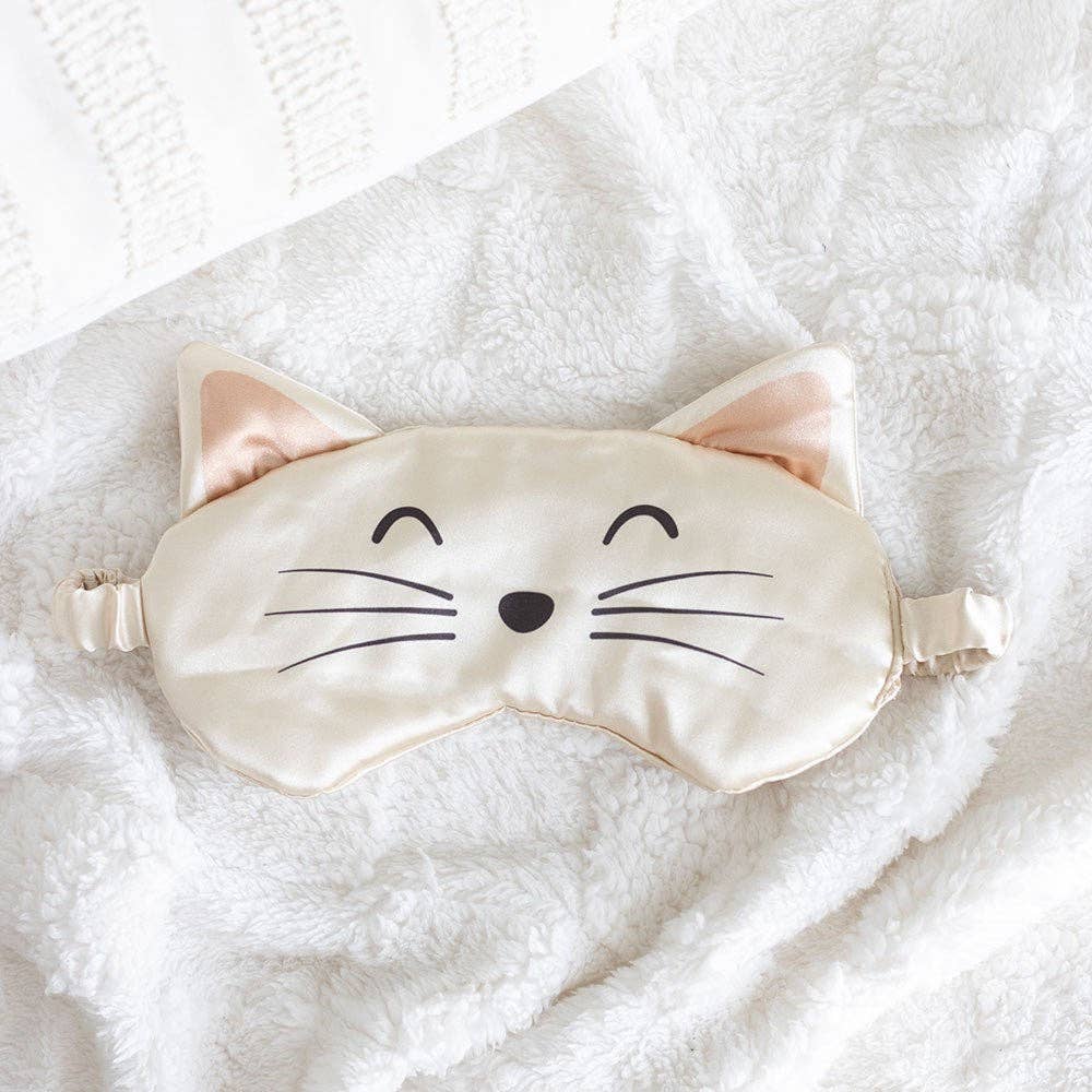 Satin Cat Night Mask