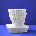 Table d'appoint David, Blanc Magnésie, 53 x 46 x 53 cm