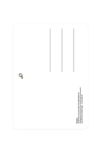 Postkarte mit Taucherbrille