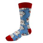 Design-lahja – chaussettes chat chanceux blanc lcc