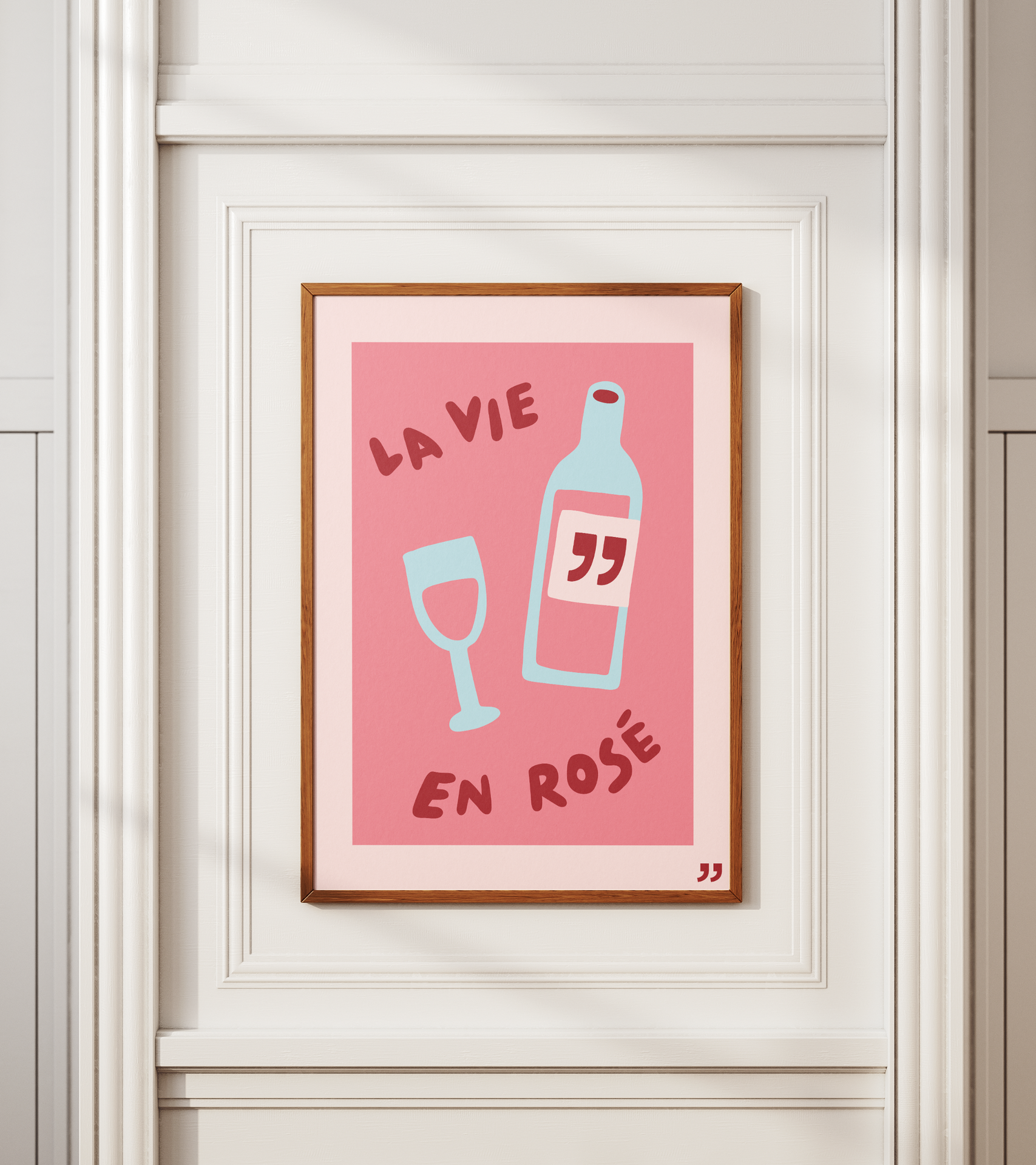 Poster La vie en rosé