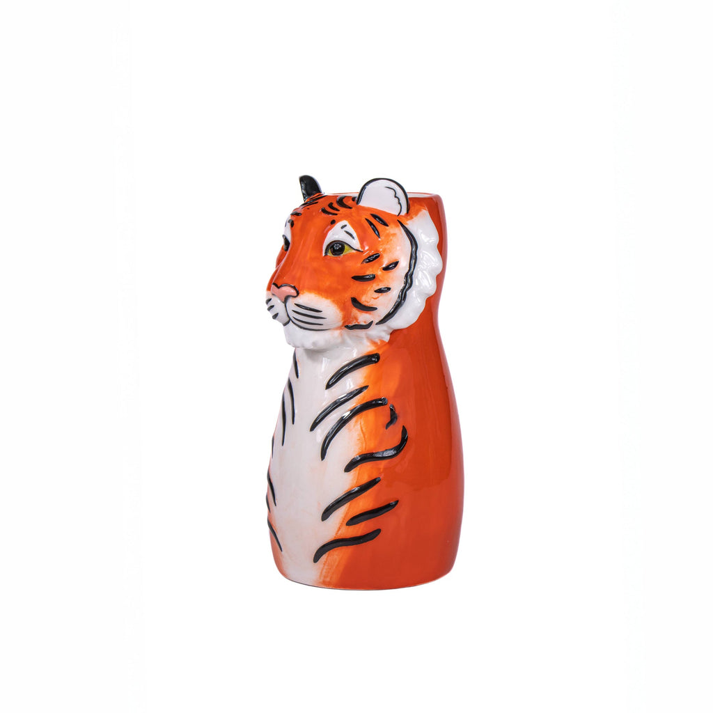 Tigerförmige Vase