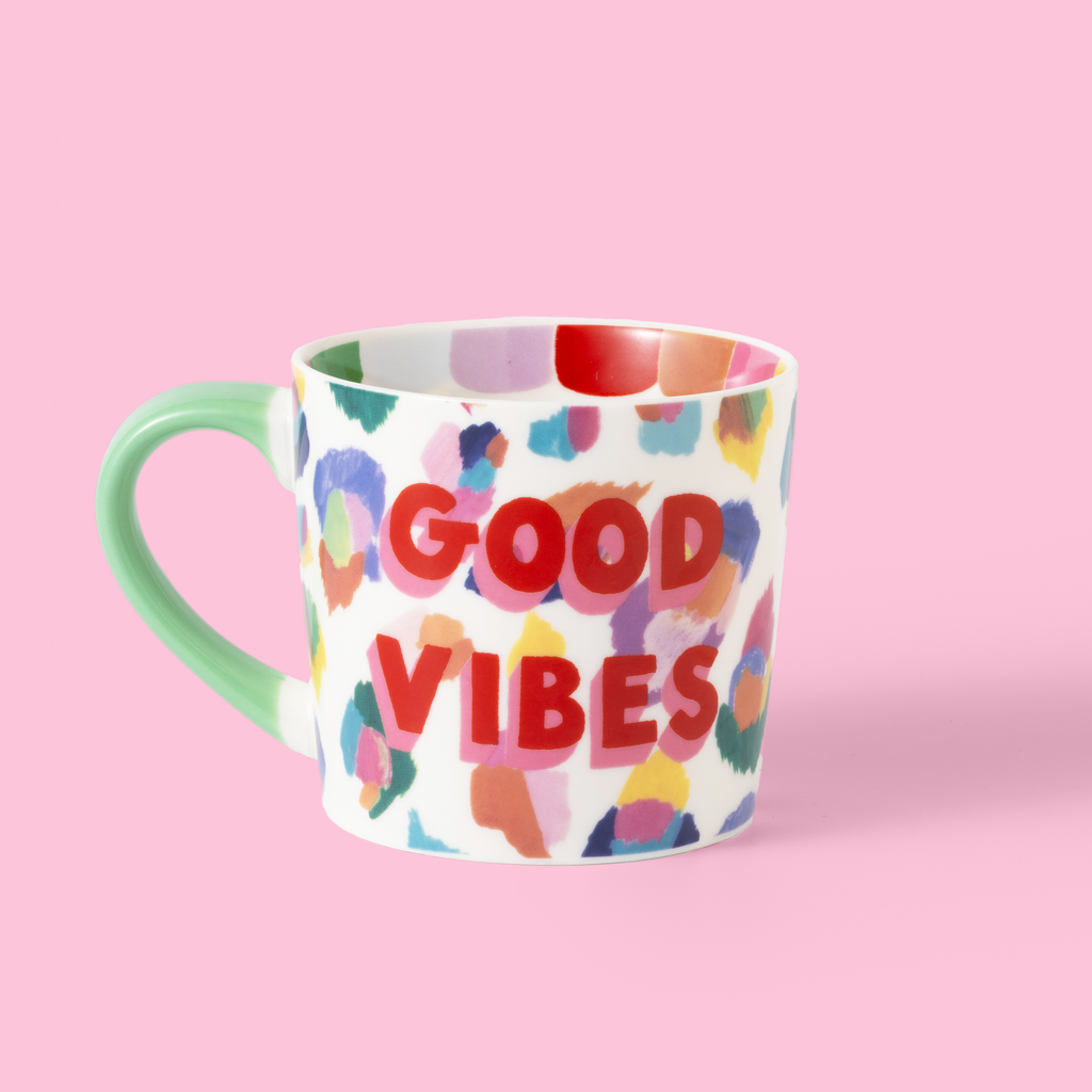 Mug Léopard Peint Bonnes Ondes