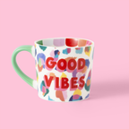 Mug Léopard Peint Bonnes Ondes