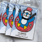 Décoration à suspendre Pingouin au Ski