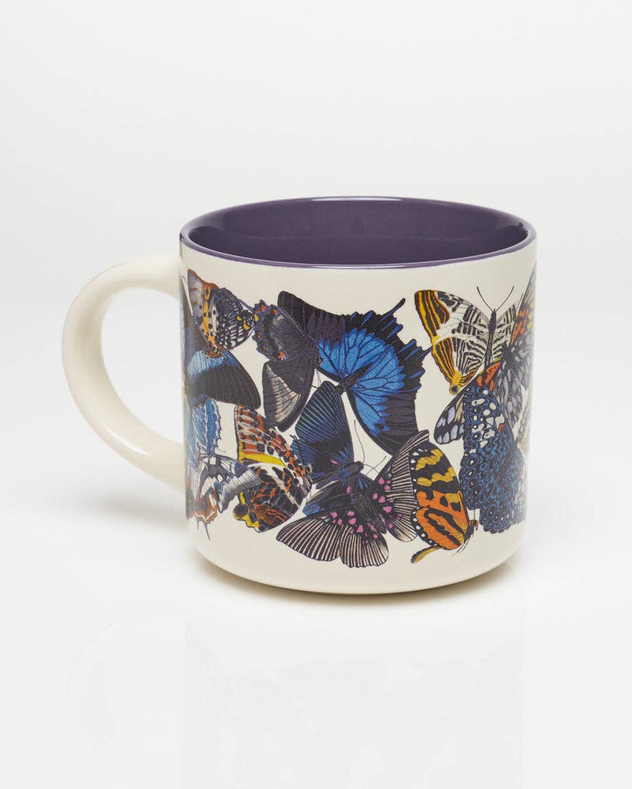Oggetto regalo di design – Mugs Papillons (430 ml) – produit scientifique Cognitive Surplus EU, vue 2