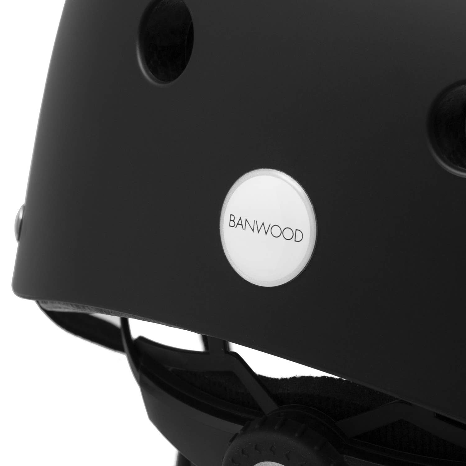 casque enfant noir mat banwood