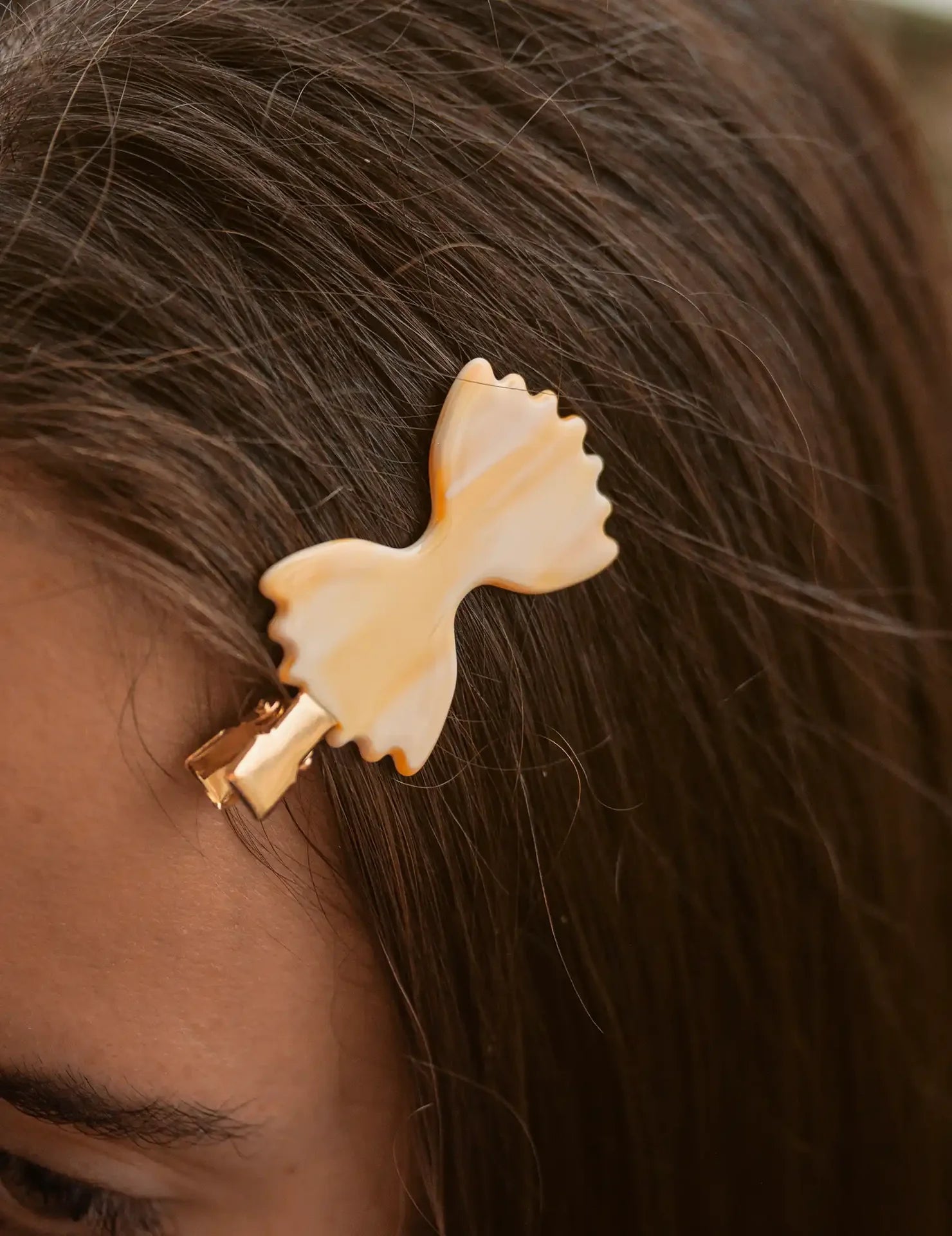 Farfalle – pâtes italiennes en nœud papillon pinces à cheveux sans pli | Joanna Behar – vue 3