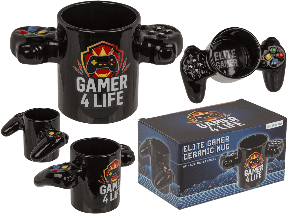 Mug – Elite Gamer, avec manette poignée