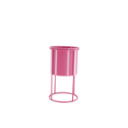 Plant stand - Metal - Pink - 11x11x19cm
