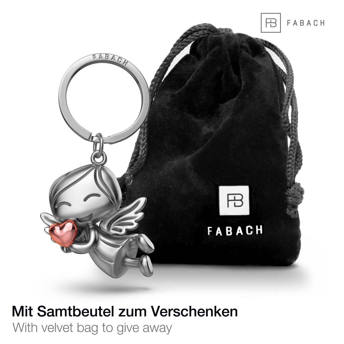 Oggetto regalo di design – porte cles ange gardien lucky fabach 