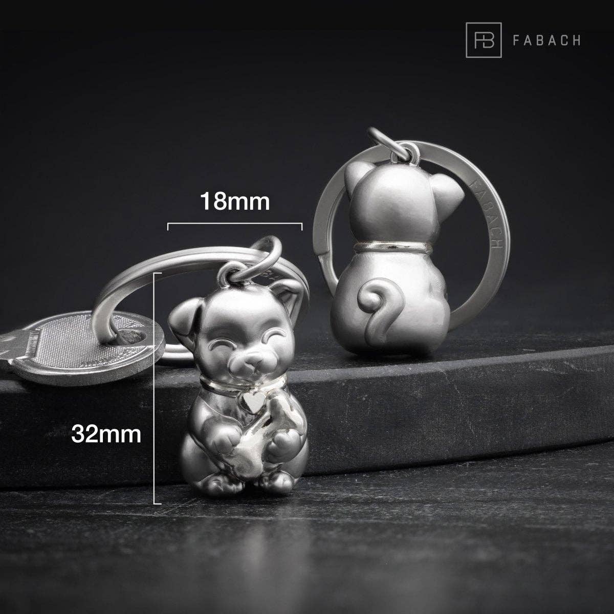 Porte-clés « Puppy » pour chien, joli pendentif en forme de chiot, porte-bonheur et cadeau pour les amoureux des chiens