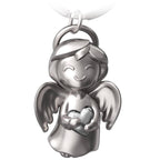 Oggetto regalo di design – porte cles ange avec coeur fabach 
