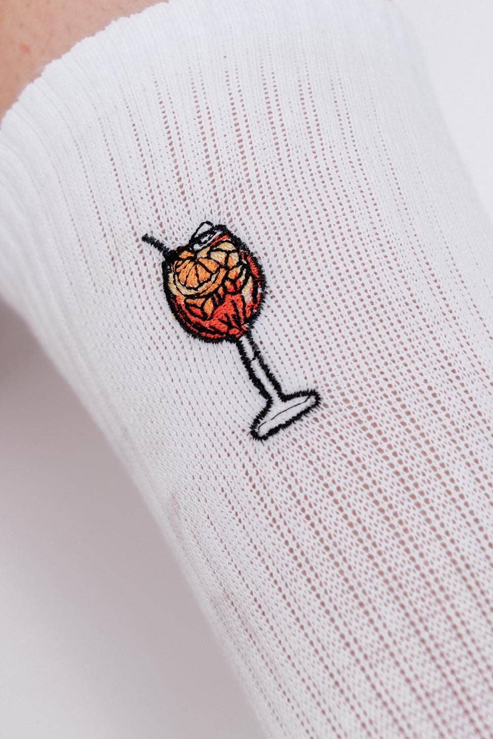 Chaussettes brodées Spritz | Oggetti di design e regali originali