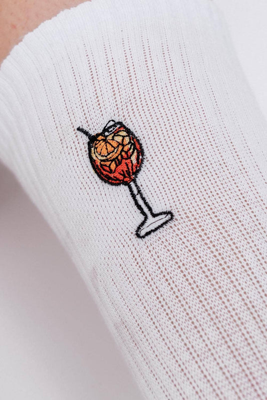 Spritz Embroidered Socks