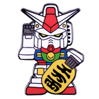 Oggetto regalo di design – pins chat chanceux robot gundam