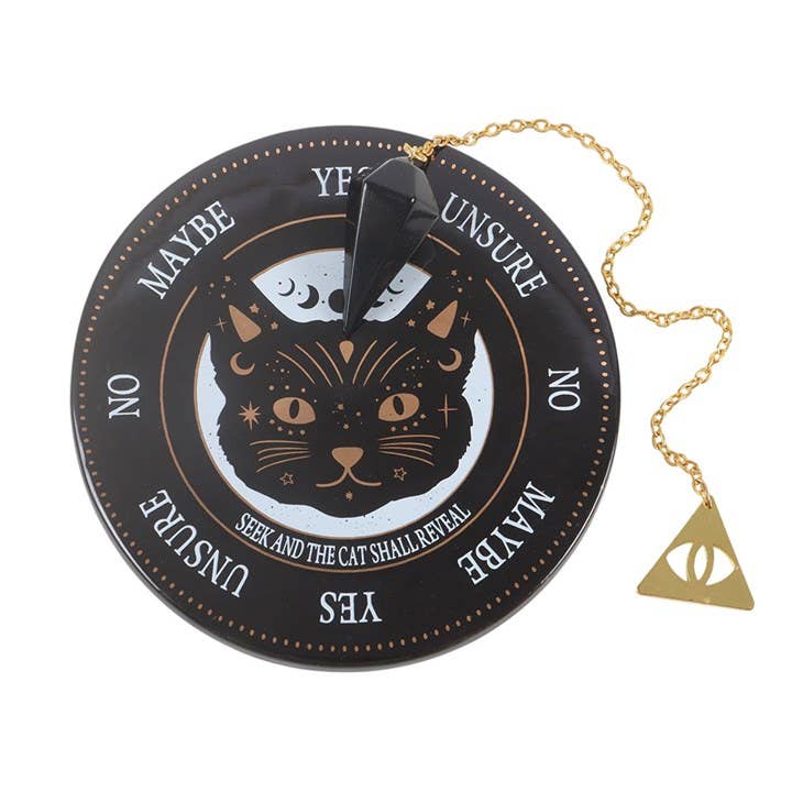 Kit de divination au pendule Magick du Chat Noir