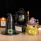 Mug en forme de crapaud magique pour Halloween avec cuillère