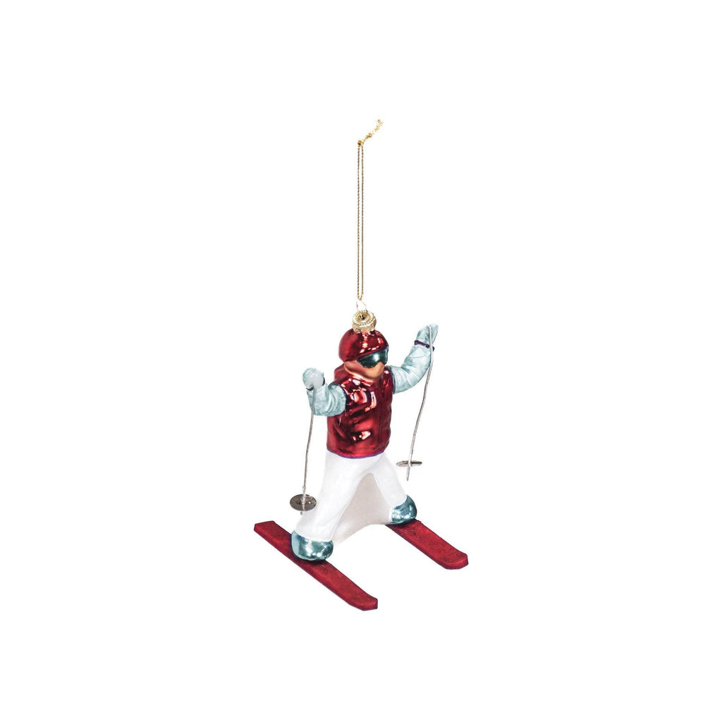 boule de noel skieur 