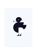 Carte postale avec canard tufté | Design-lahjat ja sisustustuotteet