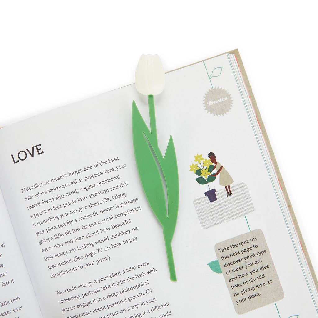 Marque-page Tulipe Blanche | Design e regali originali