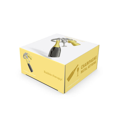 porte cles bouteille de champagne metalmorphose