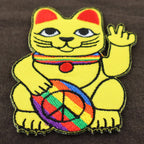 Patch Chat chanceux Peace