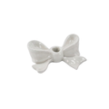 Bougeoir - Nœud - Céramique - Blanc - 18x9x7 cm | Design e regali originali