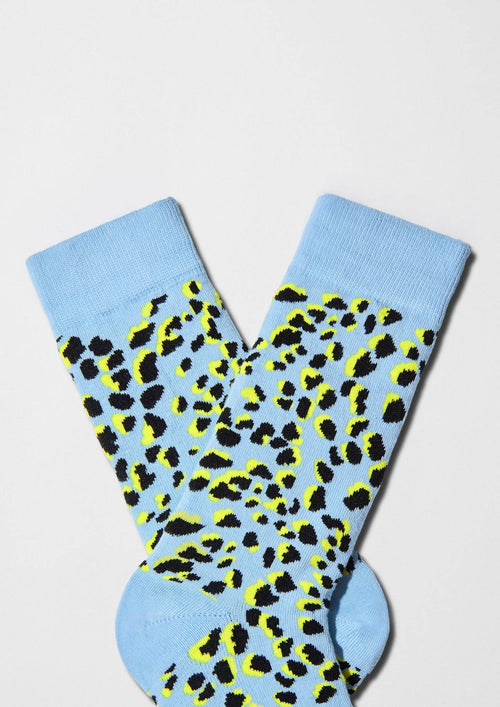 BeCamo Blue - Chaussettes coton biologique