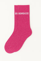Chaussettes à Paillettes Bombasse Fuschia