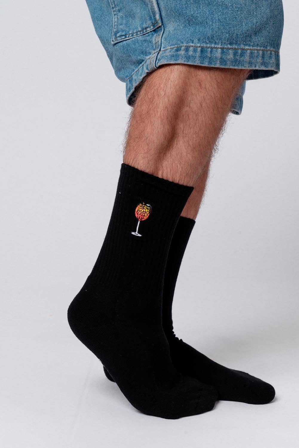 Chaussettes brodées Spritz | Oggetti di design e regali originali