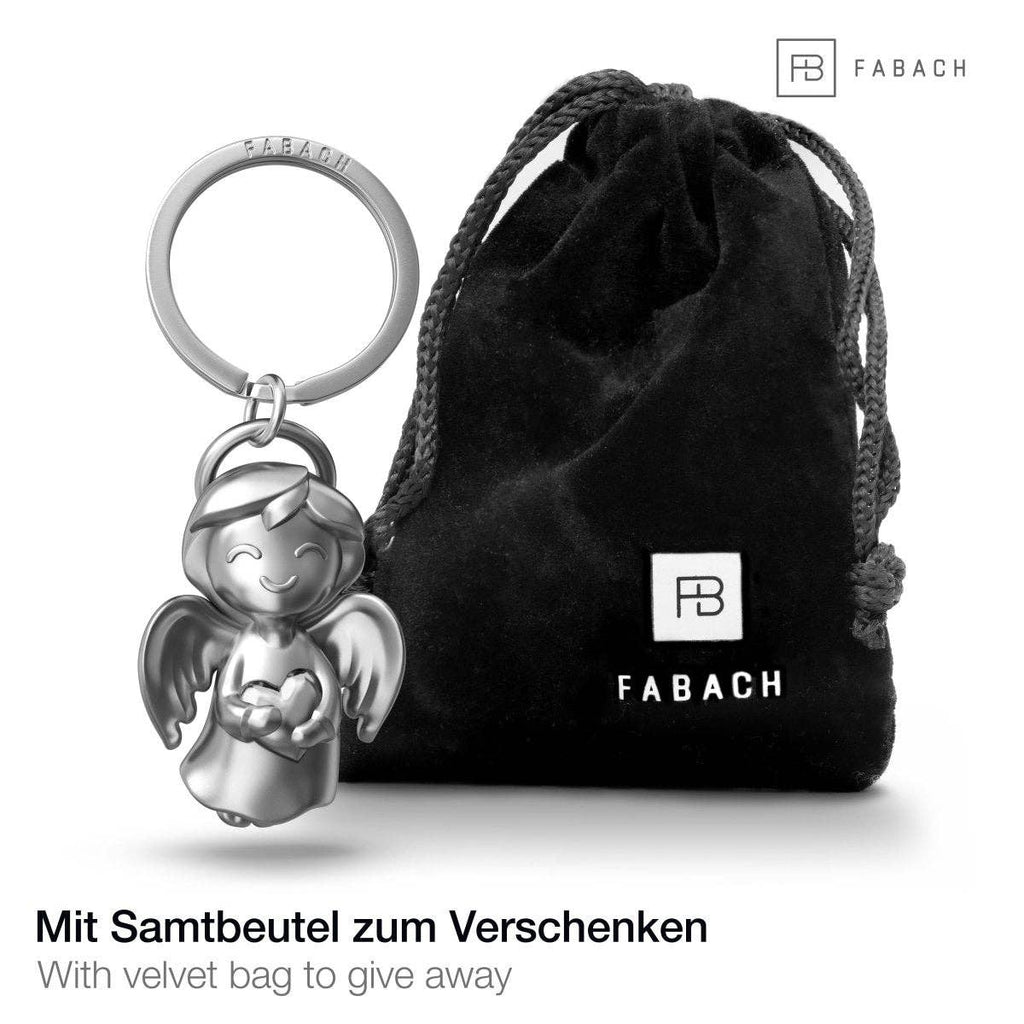 Oggetto regalo di design – porte cles ange avec coeur fabach 