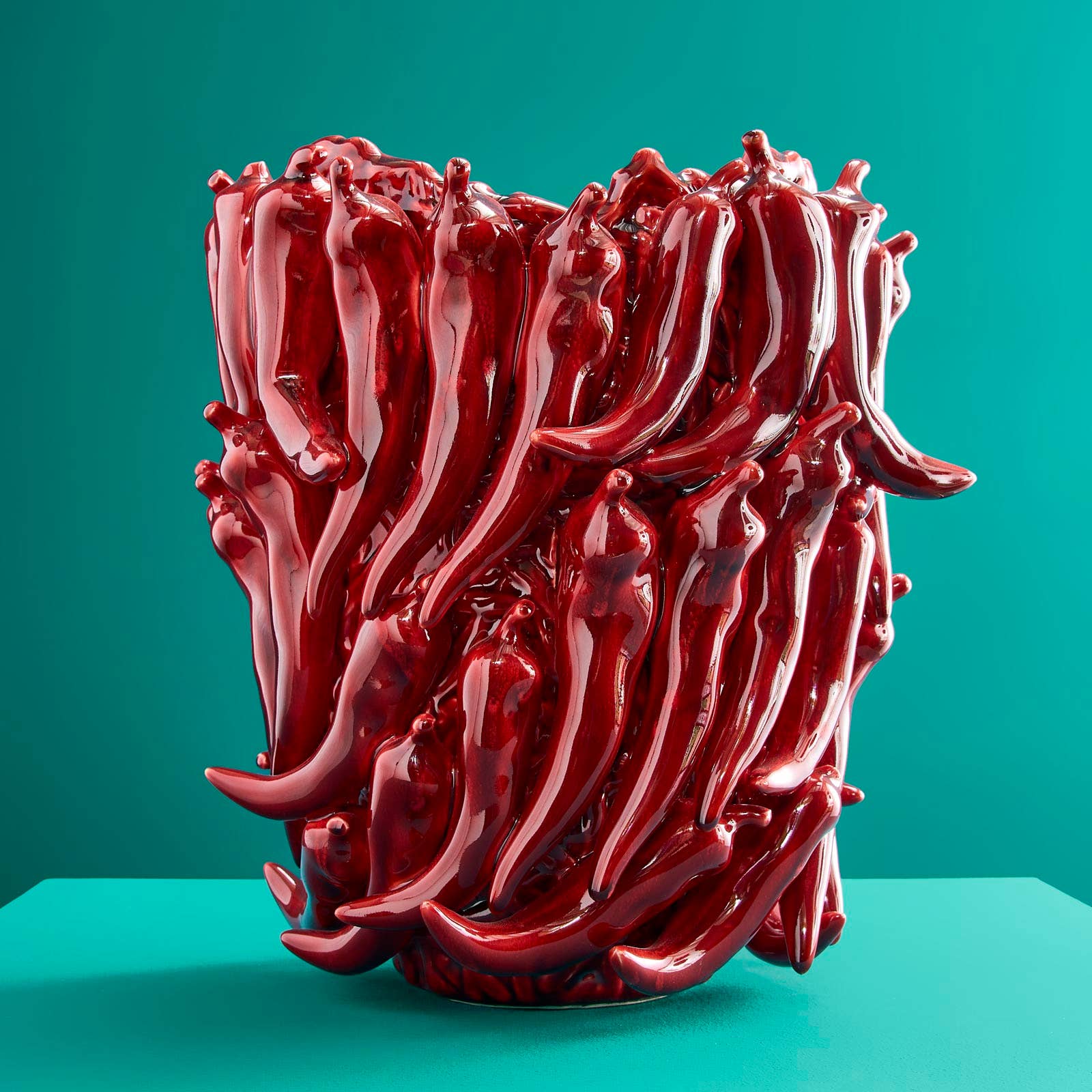 Vase Chili bordeaux