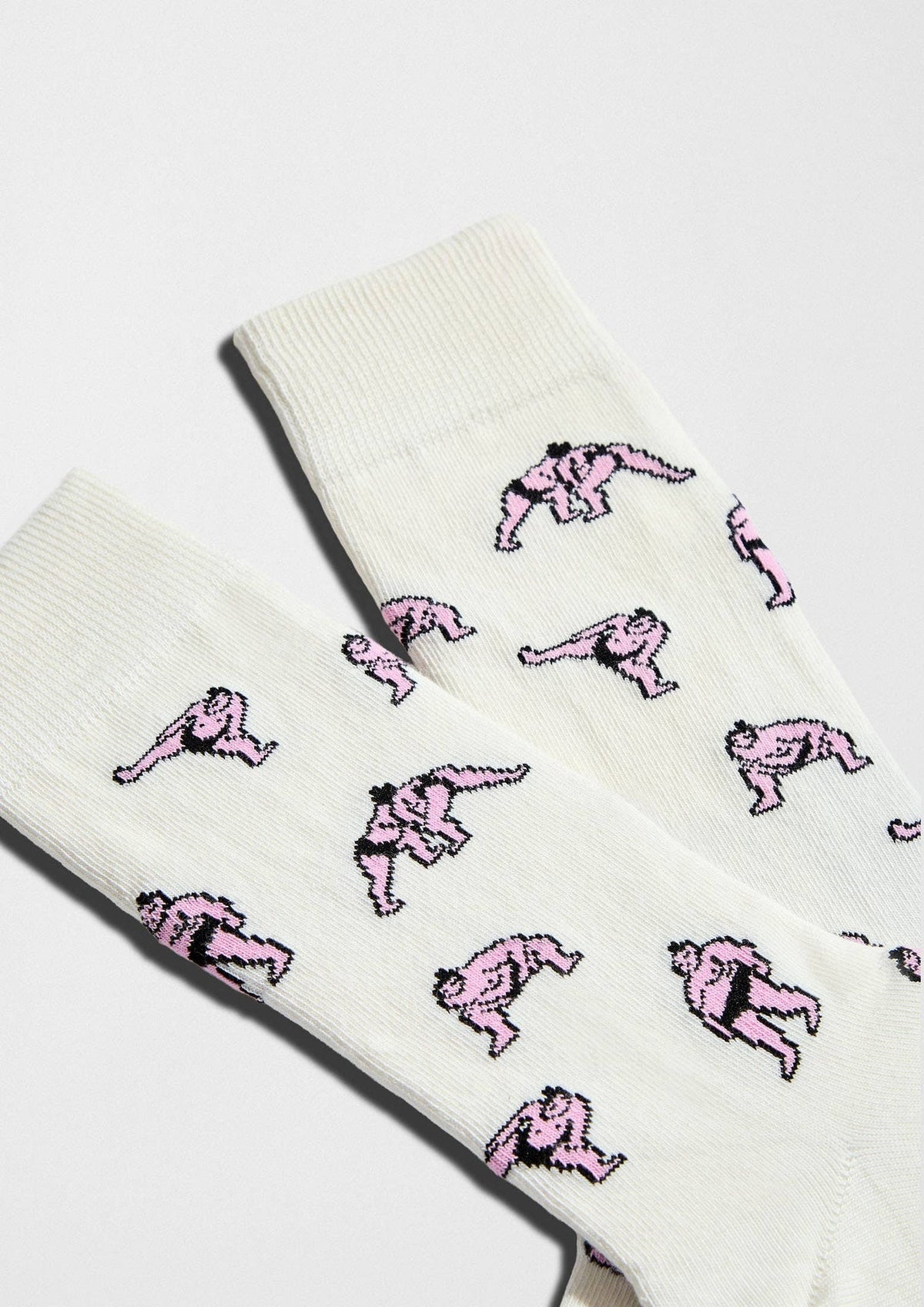 BeJapan Sumo - Chaussettes coton biologique: Blanc cassé / 41/46