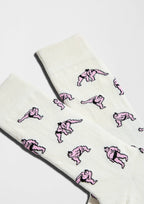 BeJapan Sumo - Chaussettes coton biologique: Blanc cassé / 36/40