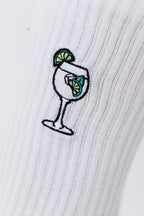 Chaussettes brodées Hugo Spritz | Oggetti di design e regali originali