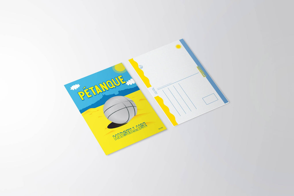 Carte Postale - Pétanque Marseillaise | Oggetti di design e regali originali