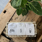 Chaussettes vélo Charles brodées à Mayence