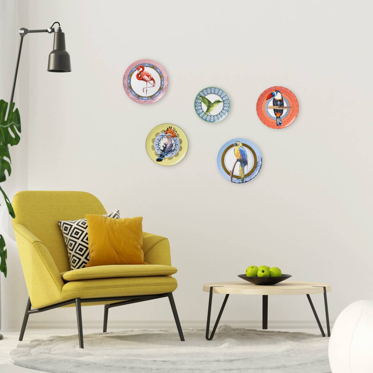 Assiette Murale Mandala Toucan | Designproducten en originele cadeaus