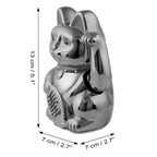 Chat chanceux noir 13cm