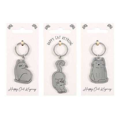 Happy Cat Keychain