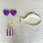 Sel et poivre Cœur violet