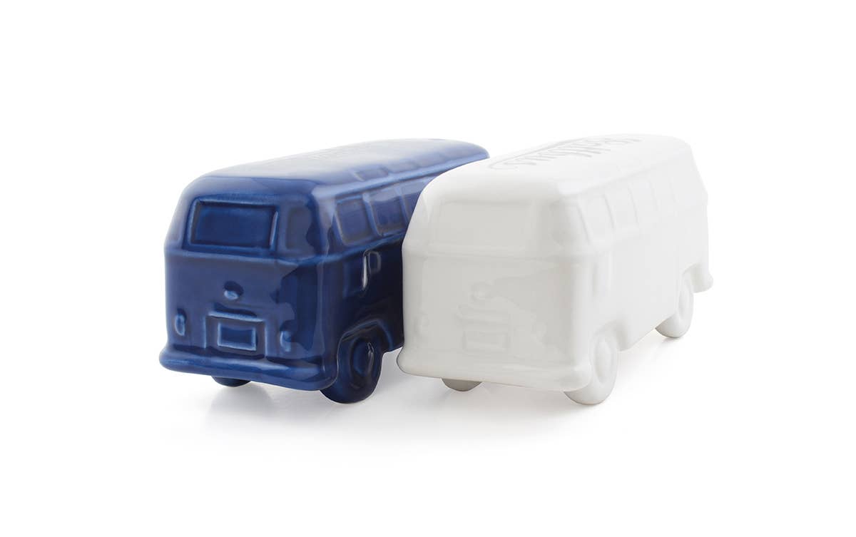 Sel & Poivre Bus VW T1 - Blanc/bleu