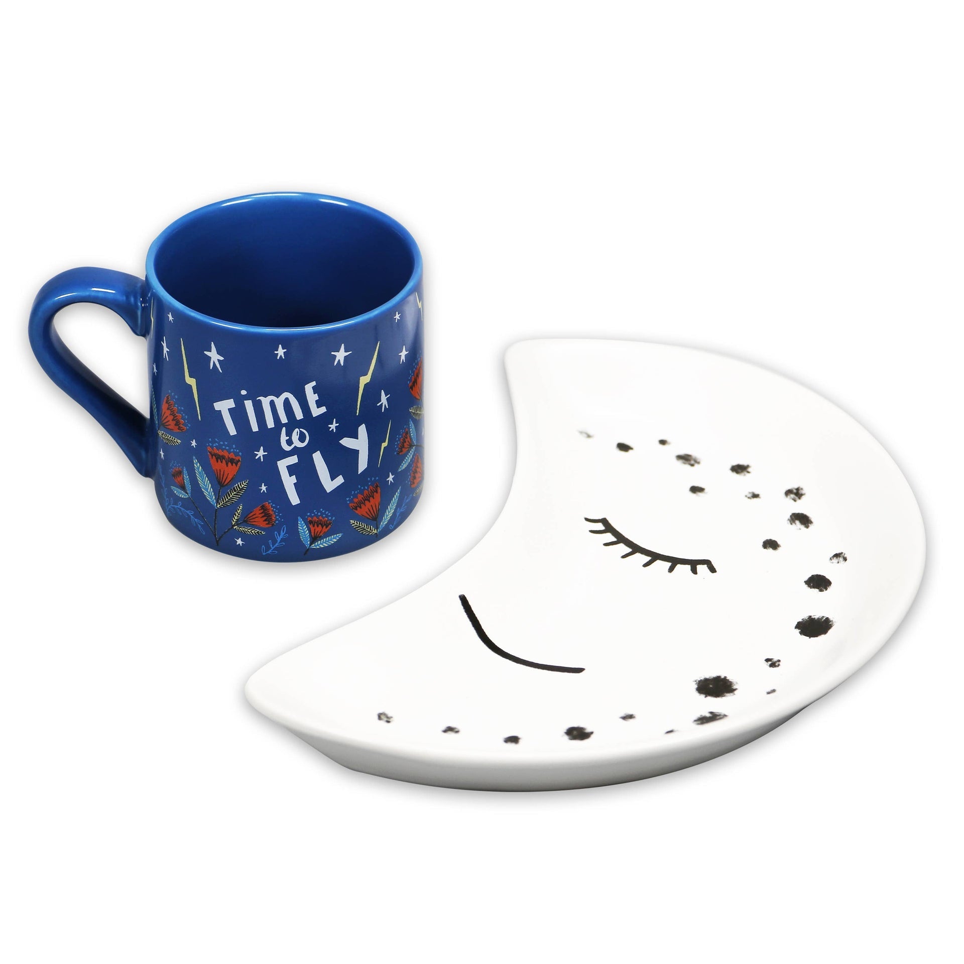 Ensemble tasse et assiette Moon Unicorn - Magical